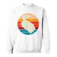 Adorable Animal De La Ferme Pour Oiseaux Amoureux Des Oies Rétro Sweater e