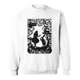 Alice In Wonderland With Cat And Rabbit S Sweatshirt