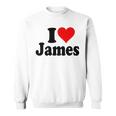 Amo James I Heart James Felpa