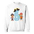 Bambino 6 Compleanno Bambini & Pirati Regalo Di 6 Anni Felpa