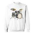 Batterie Instrument De Musique Motif Illustration Batterie Sweater e