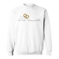 Bavarian Wiaschdl Wurst Egal Weißwurst Pretzel Pretzel Sweatshirt