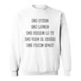 Cccp Non Studio Non Lavoro Maglia Con Maniche Raglan Felpa