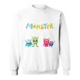 Children's 3Rd Birthday Ich Bin Schon 3 Jahre Junge Kleine Monster Sweatshirt