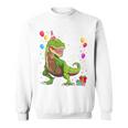 Children's Geburtstags 4 Jahre Junge Dinosaurier Dino Ich Bin 4 Sweatshirt