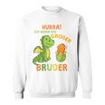 Children's Ich Werde Ein Großer Bruder Dinosaur Dino Bru Sweatshirt