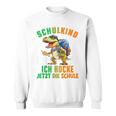 Children's Schulkind 2024 Cool Dino Ich Rocke Jetzt Die Schule Boys' Sweatshirt