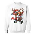 Children's Weihnachts Rentier Süß Santa Claus Sweatshirt