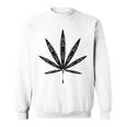 Divertente Kayak Erbaccia Cannabis Marijuana Foglia Kayak Amante Felpa