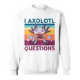 Divertida Pregunta Sobre Axolotl Retrointage Amantes De Axolotl Para Niños Camisa de entrenamiento
