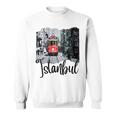 Donna Istanbul Turchia Souvenir Istanbul Con Collo A Felpa