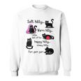 Donna Morbido E Caldo Kitty Little Ball Of Fur Cat Sleepy Con Collo A Felpa