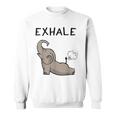 Espirare Elefante Divertente Camicia Per Amante Felpa