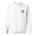 Gli Azzurri Italian Fan Flag Blue Sweatshirt