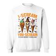Halloween Ice Cream I-Scream You-Scream Everybody Scream Sweatshirt