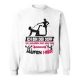 Ich Bin Der Depp Jga Poltern Team Groom Pink Sweatshirt