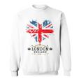 Idea Londra Per Bambini Con Cuore Bandiera Inglese Union Jack Felpa