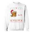 I'm Full Of Holiday Spirit Bourbon Ugly Xmas Sweater Pajamas Sweatshirt