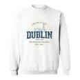 Irlandaacanze Souvenirintage Dublino Felpa