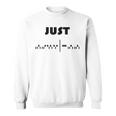 Just Fuck Off Morse Code Sweatshirt