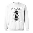 Kauai Hawaii Surfintage Surfer Gray Sweatshirt