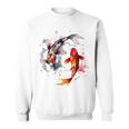 Koi Acquerello Pittura KoiCarpa Pesce Colorato Kois Felpa