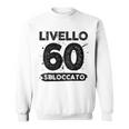 Livello 60 Sbloccato Anni 60 Compleanno Felpa
