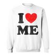I Love Me Y2k Joke I Heart Me Love Me Maine Felpa