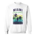 Miami Paradise BeachCool Miami Florida Surfing Felpa