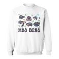 Moo Deng Baby Hippo Collection Cute Animal Hippo Lovers Sweatshirt