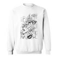 Moteur De Dessin Ingénieur Travaille Blocs Et Moteur Deoiture Mécanique Sweater e