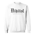 Nihilist Definizione Nichilista Inutile Nichilismo Filosofia Felpa