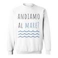 Passione Mare Andiamo Al Mare Felpa
