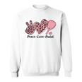 Peace Love Padel Donna Per Mamme Padeliste Felpa