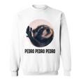 Pedro Pedro Raccoon X Meme Racoon Selfie Dance Sweatshirt