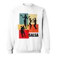 Salsa Dancing Per Salsa Dancer Retro Donna Salsa Felpa