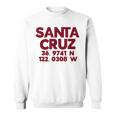 Santa Cruz Coordinate Gps Felpa