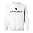 Schwach­Kopf Meme Robert Habeck Political Meme Gray Sweatshirt