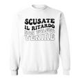 Scusate Il Ritardo Nonolevoenire Divertente Scritta Felpa