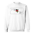 Silhouette Kenya Flag Michelangelo Hands Kenya Sweatshirt