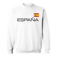 Spain Flag España Athletic Sports Jersey Style Sweatshirt