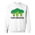 Team Broccolieganegetarian Broccoli Sweatshirt