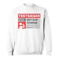 Test Winner Stiftung Alkotest Gut Trinkfest Malle Bumsbar Sweatshirt