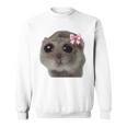 Trauriger Sad Hamster Meme Sad Hamster Sad Hamster Felpa
