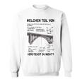 Wasonerstehst Du Nicht Ingenieur Statiker Bauingenieur Sweatshirt