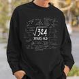18° Compleanno Radice Di 324 Matematica Nerd Matematica Felpa Regalos para él