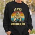 36 Anni Compleanno Uomo Donna Regalo Divertente Level 36 Felpa Regalos para él