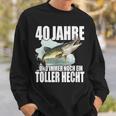 40 Jahre Und Noch Ein Toller Hecht Angler Birthday Sweatshirt Geschenke für Ihn