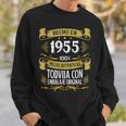 68 Años Cumpleaños Regalo Hombre Hecho En 1955 Hecho En 1955 Camisa de entrenamiento Regalos para él