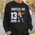 Adesso Ho 13 Anni Compleanno Calcio Calciatore Felpa Regalos para él